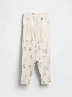 Gap × Disney Baby Organic Cotton Pull-On Pants (3-Pack)