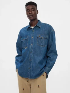 Gap × Disney Denim Western Shirt