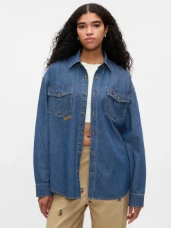 Gap × Disney Denim Western Shirt