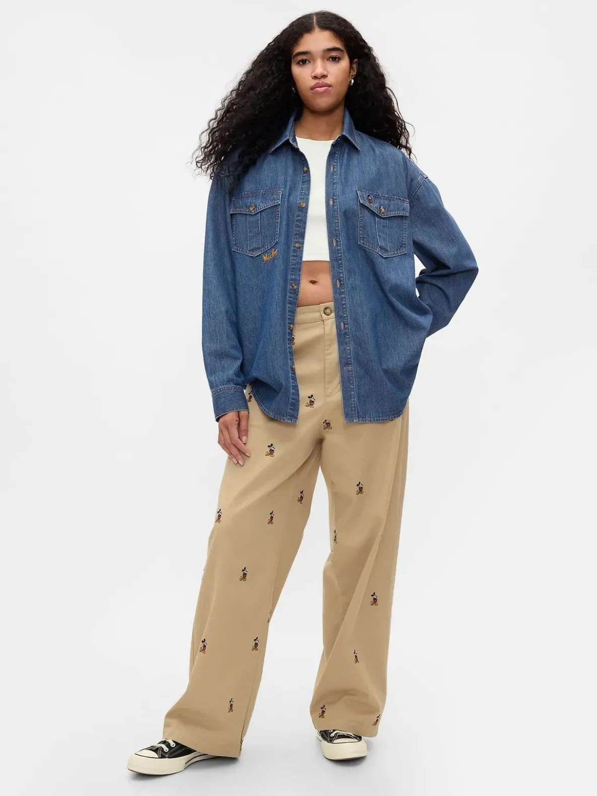 Gap × Disney Denim Western Shirt