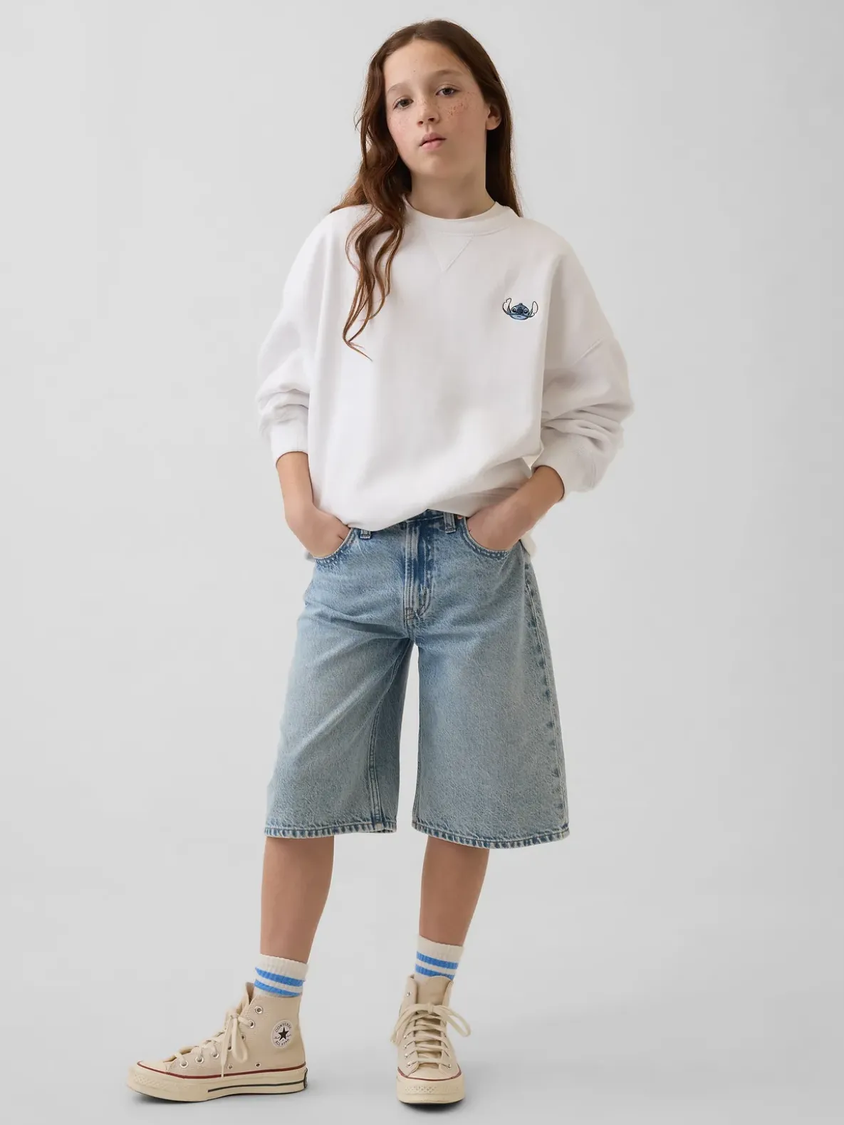 Gap × Disney Kids VintageSoft Oversized Sweatshirt