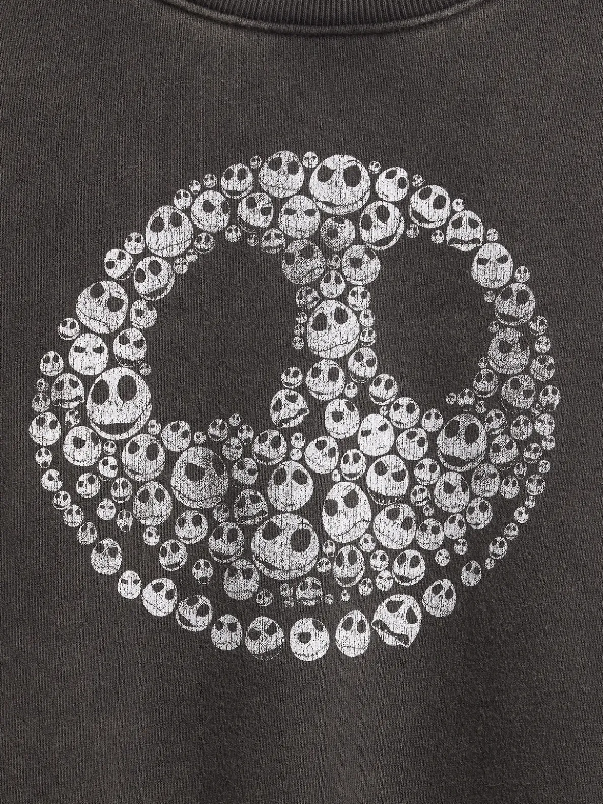 Gap × Disney Tim Burton’s The Nightmare Before Christmas Heavyweight Skull Sweatshirt