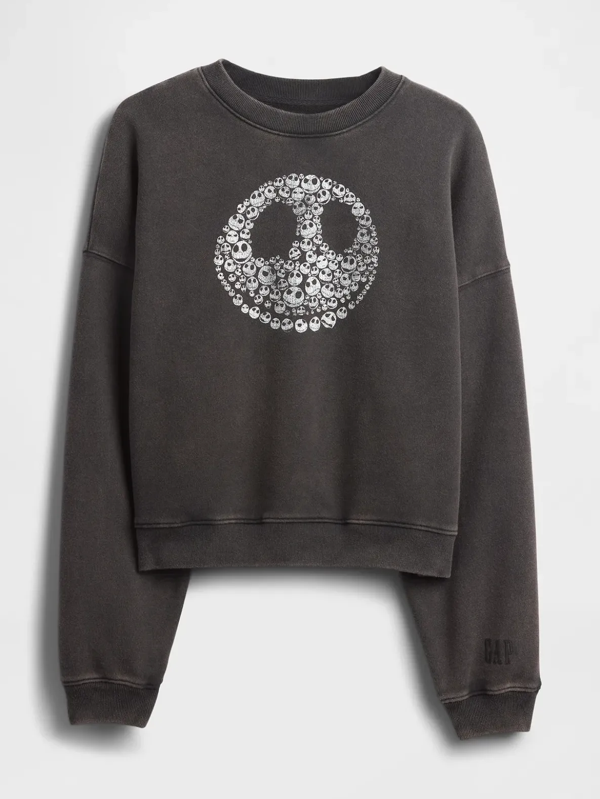 Gap × Disney Tim Burton’s The Nightmare Before Christmas Heavyweight Skull Sweatshirt