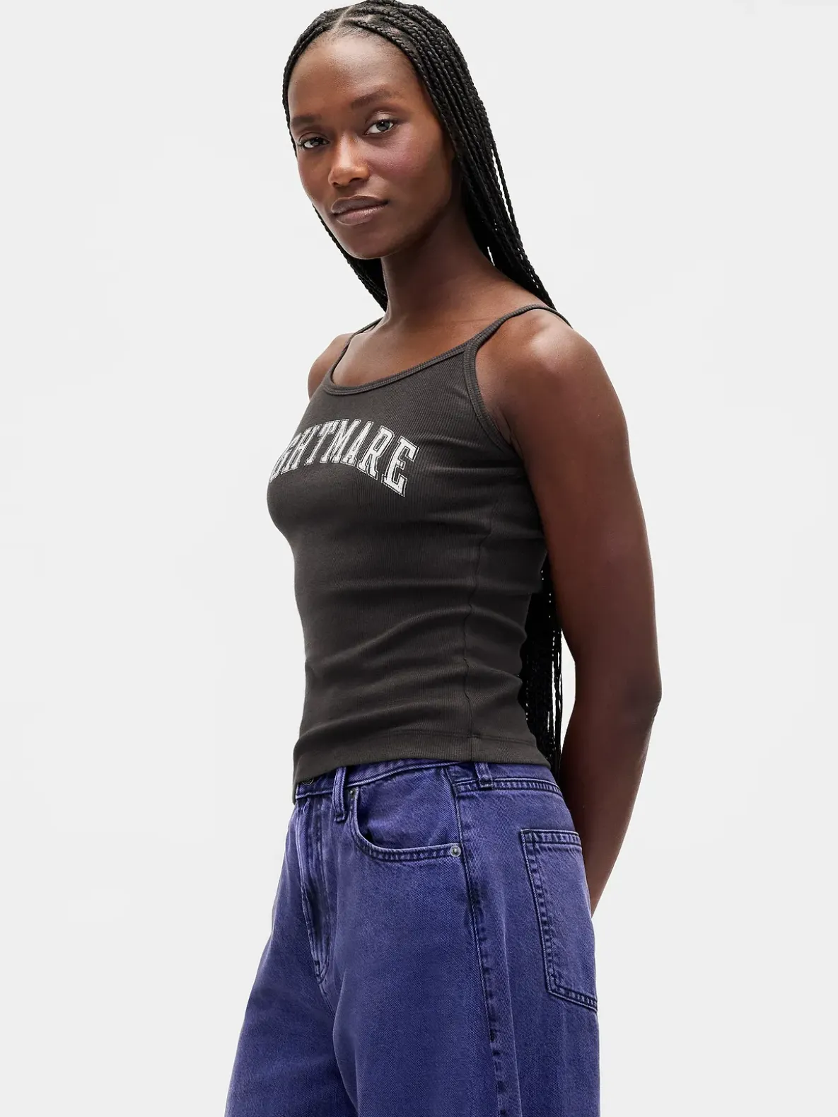 Gap × Disney Tim Burton’s The Nightmare Before Christmas Mini Rib Tank Top