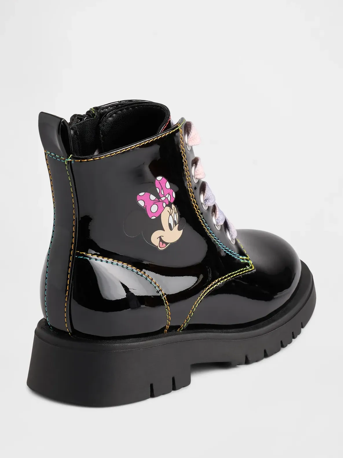 Gap × Disney Toddler Minnie Mouse Lace-Up Boots