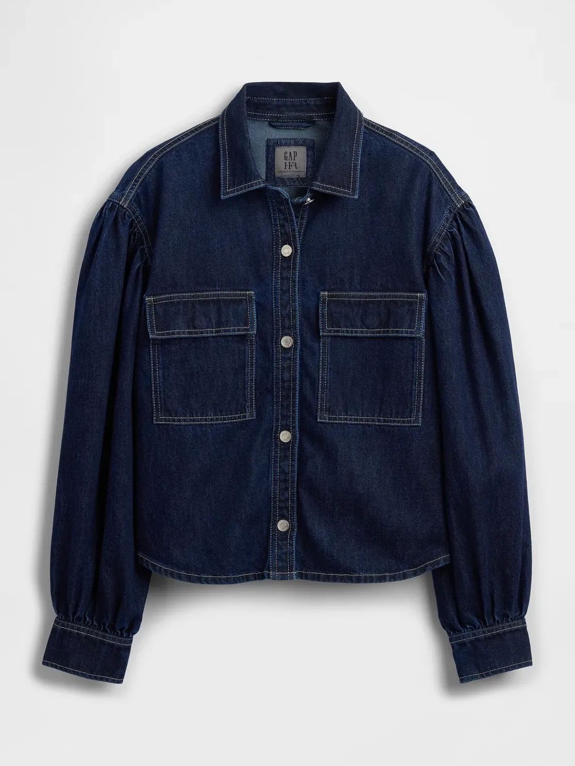 Gap × HFR Balloon-Sleeve Denim Shirt by LaTouché