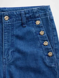 Gap × HFR High Rise Pintuck Stride Wide-Leg Jeans by Atelier Ndigo