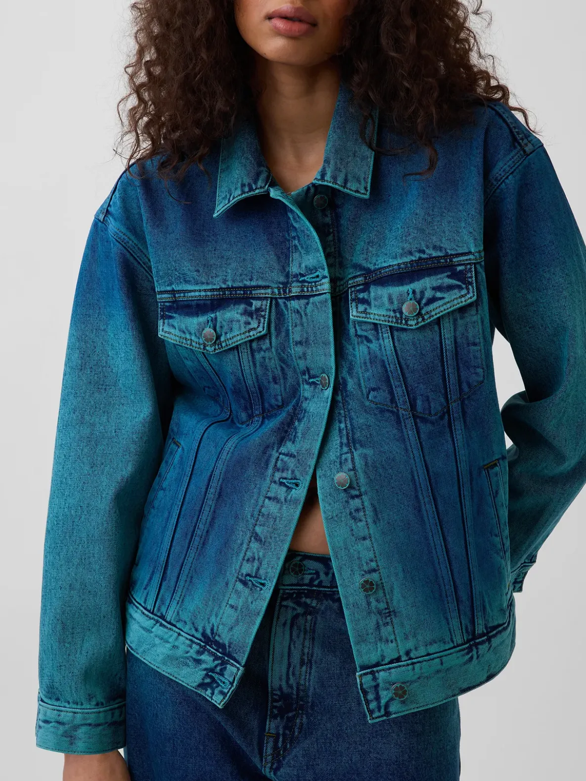 Gap × HFR Oversized Icon Denim Jacket by IGDALYAH