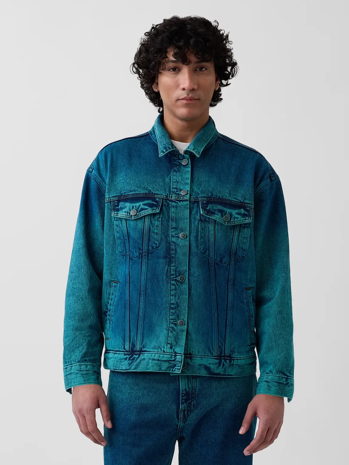 Gap × HFR Oversized Icon Denim Jacket by IGDALYAH