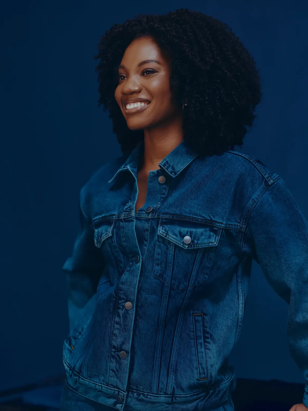 Gap × HFR Oversized Icon Denim Jacket by IGDALYAH