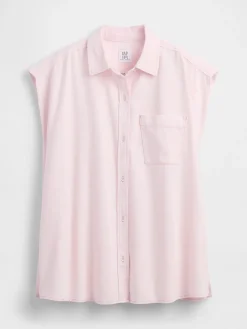 Gap × HFR UltraSoft Denim Wide-Shoulder Shirt by Nicole Benefield Portfolio