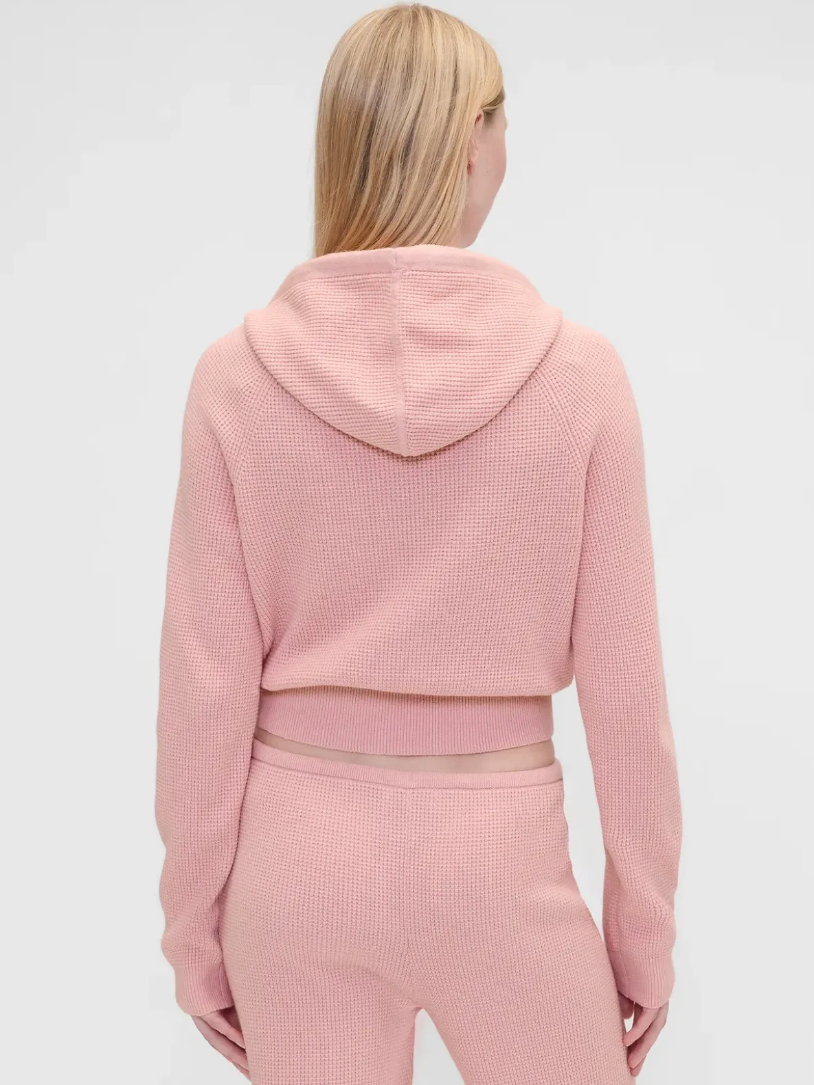 Gap × Summer Fridays CashSoft Waffle Crop Hoodie
