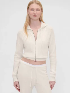 Gap × Summer Fridays CashSoft Waffle Crop Hoodie