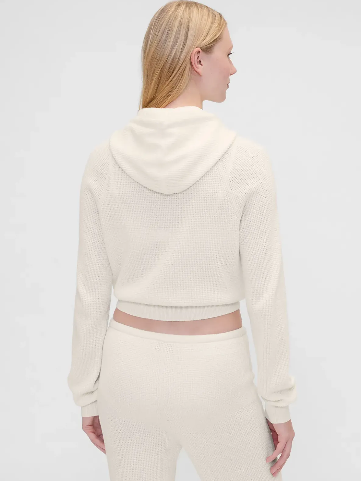 Gap × Summer Fridays CashSoft Waffle Crop Hoodie