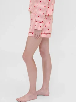 Gap × Summer Fridays Flannel Hearts PJ Boxer Shorts