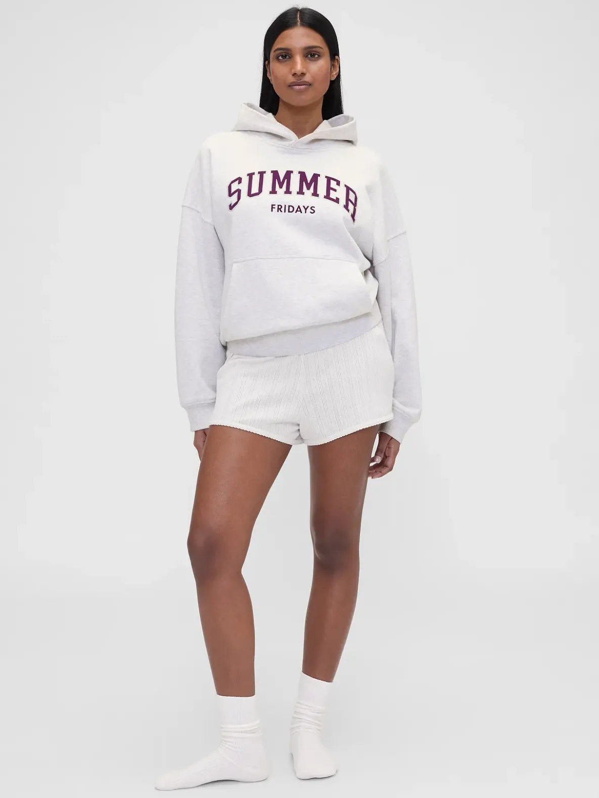 Gap × Summer Fridays Heavyweight Oversized Logo Hoodie