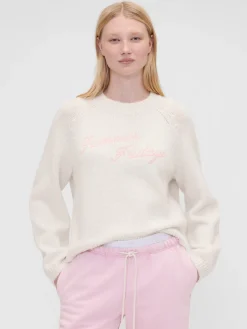 Gap × Summer Fridays Oversized Logo Sweater