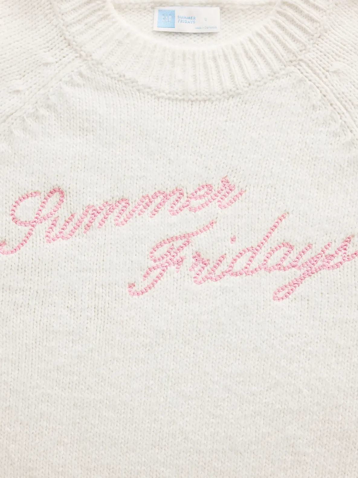 Gap × Summer Fridays Oversized Logo Sweater
