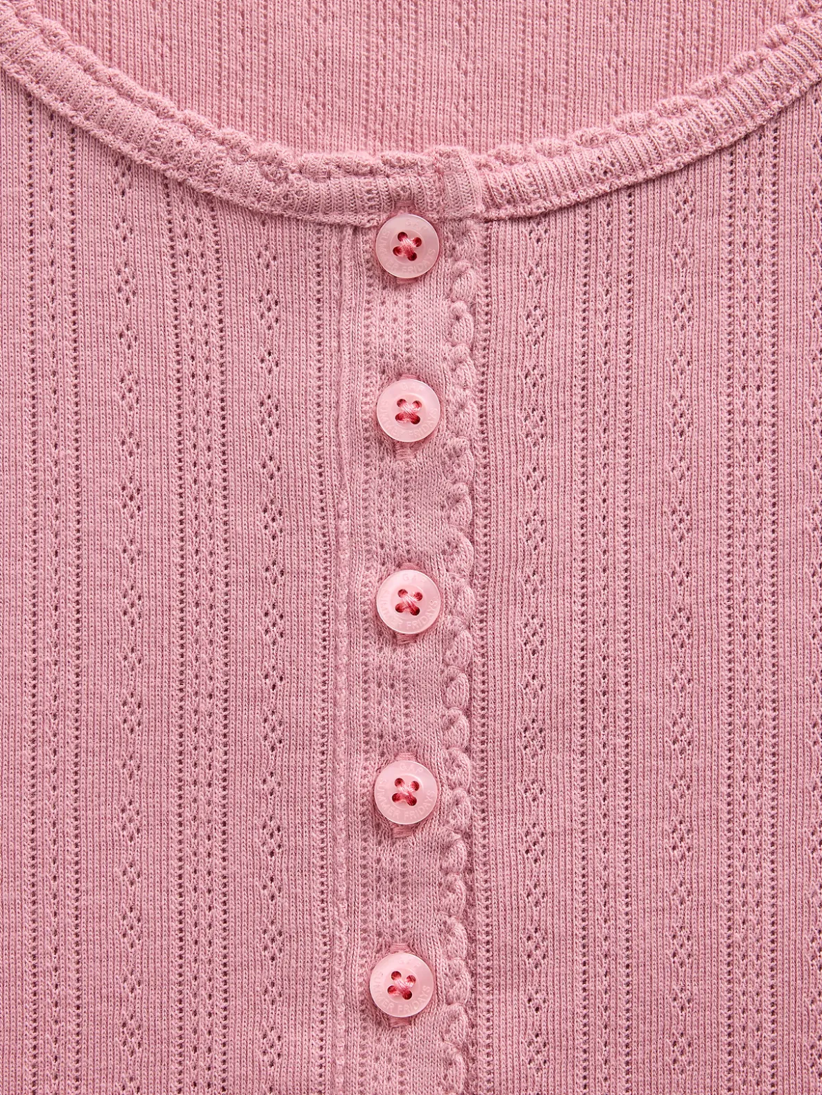 Gap × Summer Fridays Pointelle Henley PJ Top