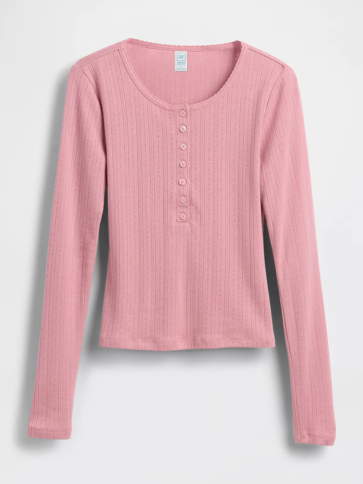 Gap × Summer Fridays Pointelle Henley PJ Top