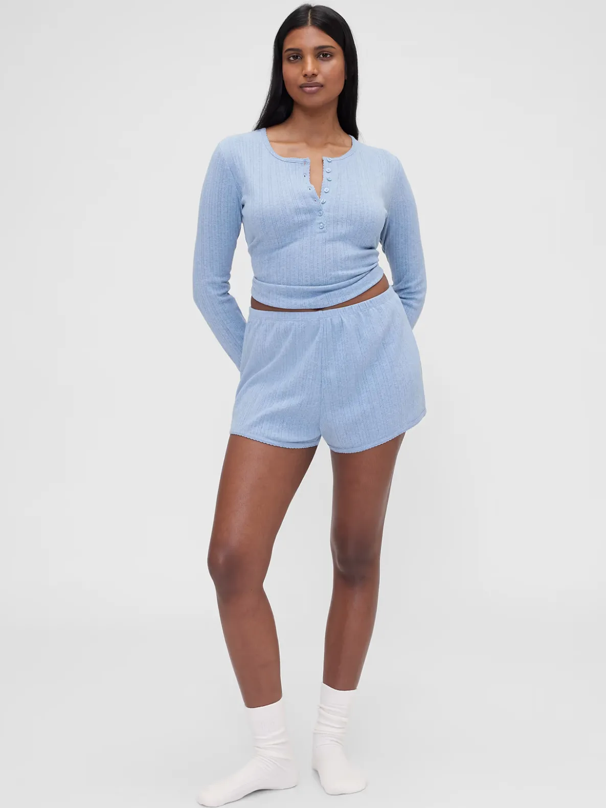 Gap × Summer Fridays Pointelle PJ Shorts