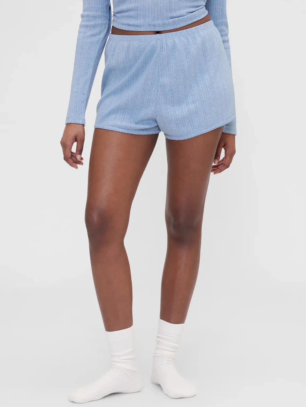 Gap × Summer Fridays Pointelle PJ Shorts
