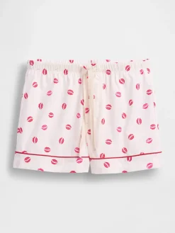 Gap × Summer Fridays Poplin Kiss PJ Boxer Shorts