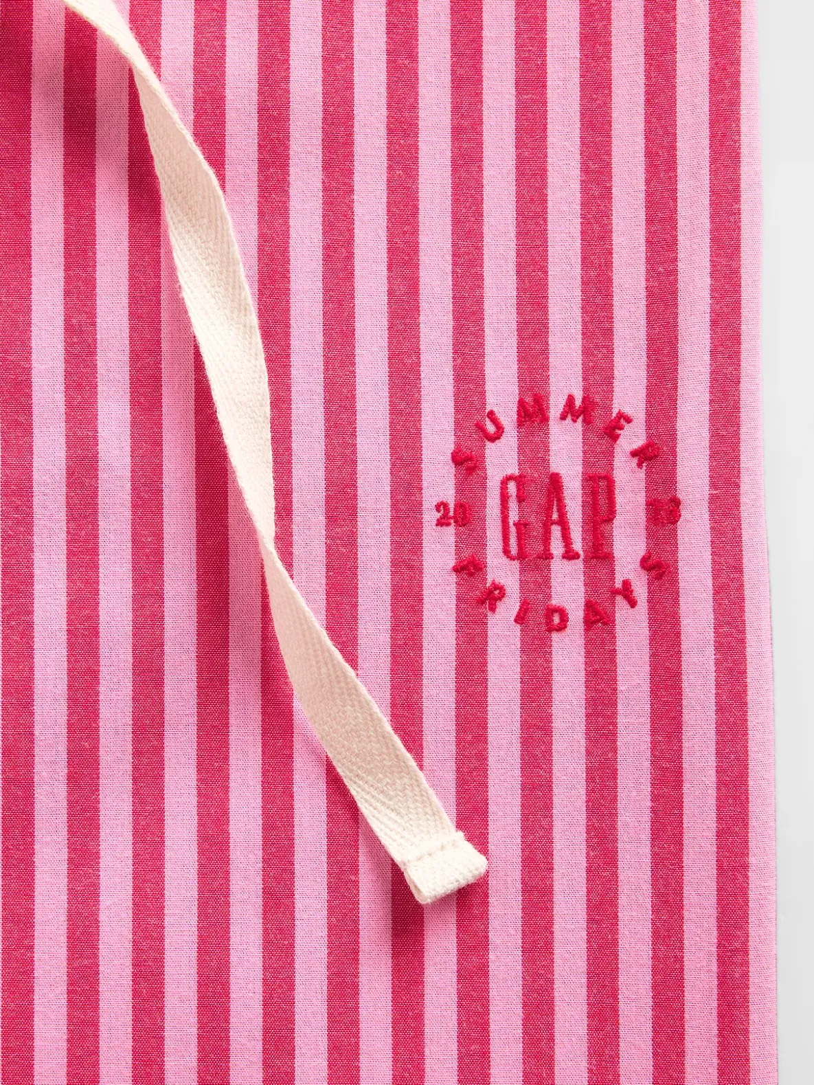 Gap × Summer Fridays Relaxed Poplin Stripe PJ Pants