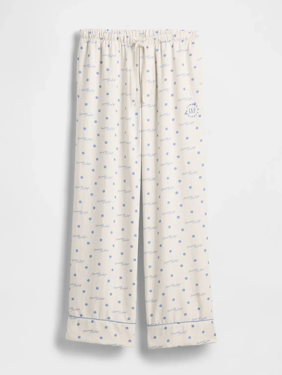 Gap × Summer Fridays Relaxed Flannel Dotted PJ Pants