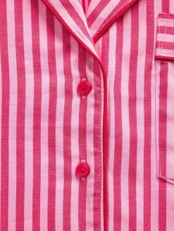 Gap × Summer Fridays Relaxed Poplin Stripe PJ Shirt