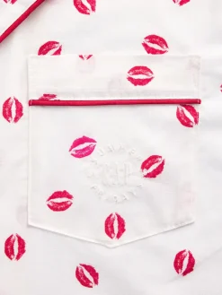 Gap × Summer Fridays Relaxed Poplin Kiss PJ Shirt