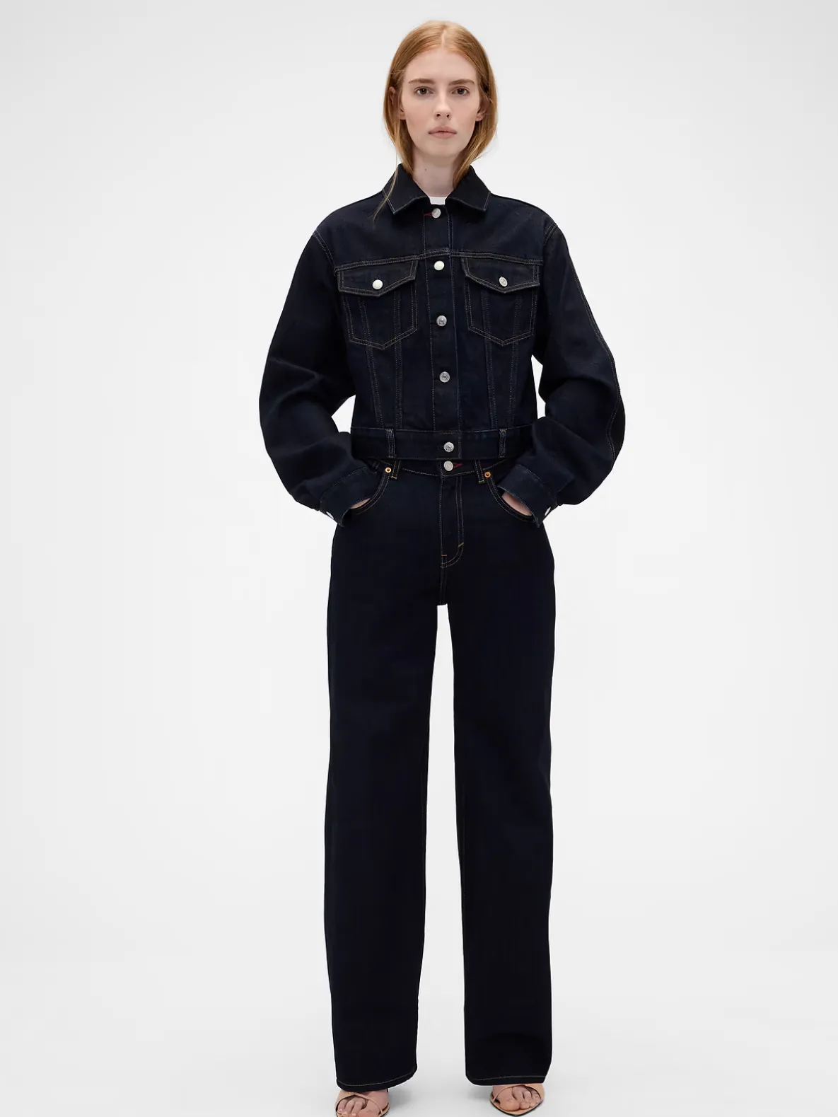 Gap × Victoria Beckham High Rise Straight Jeans