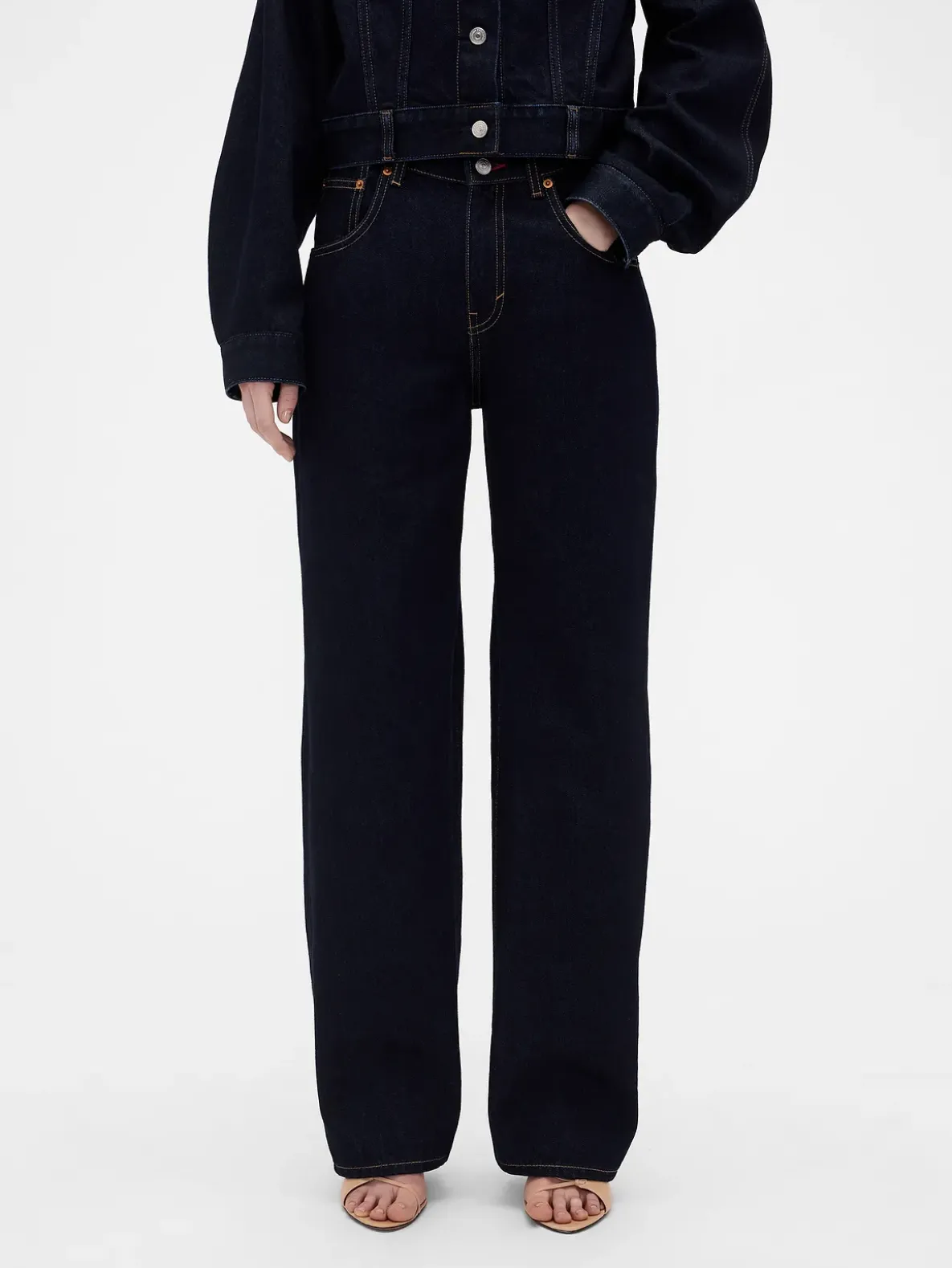 Gap × Victoria Beckham High Rise Straight Jeans