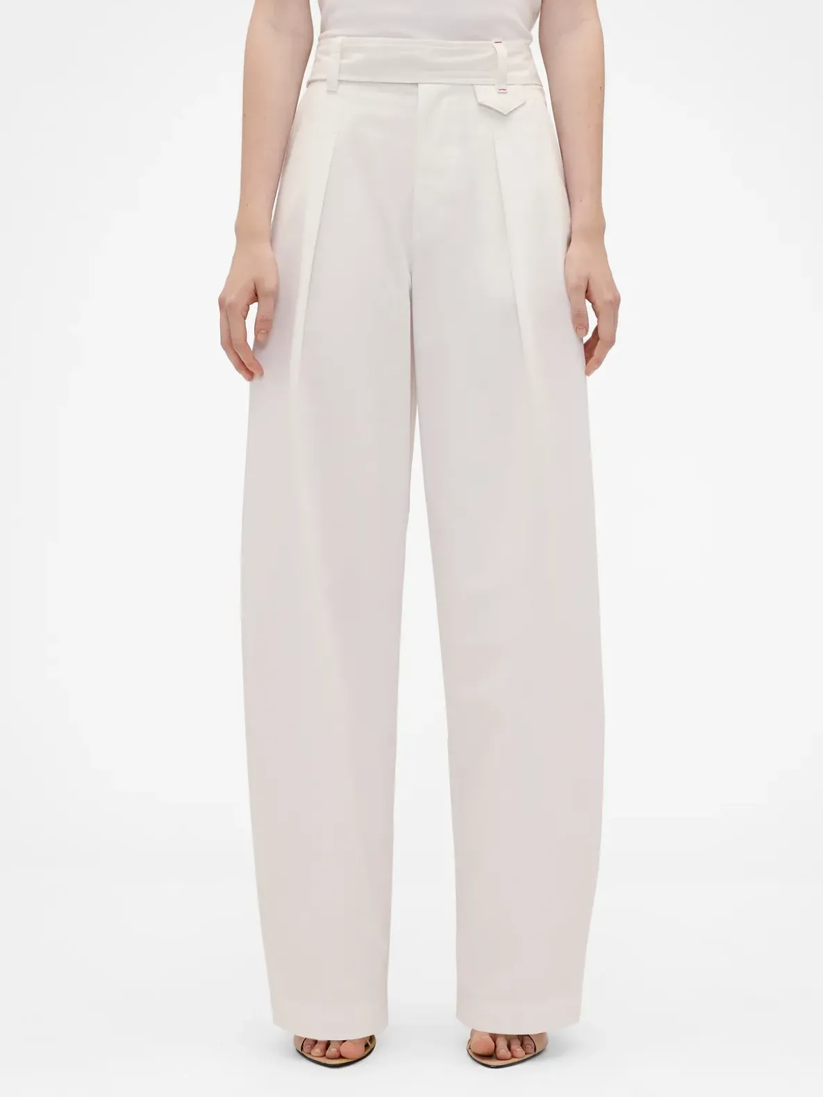 Gap × Victoria Beckham High Rise Pleated Arc Trouser