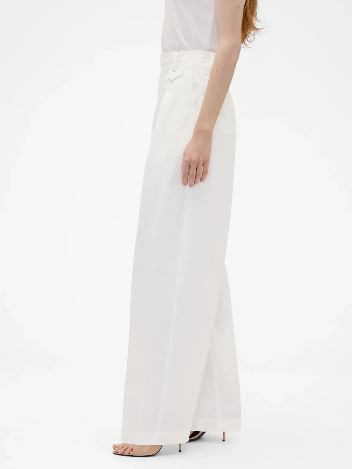 Gap × Victoria Beckham High Rise Pleated Arc Trouser