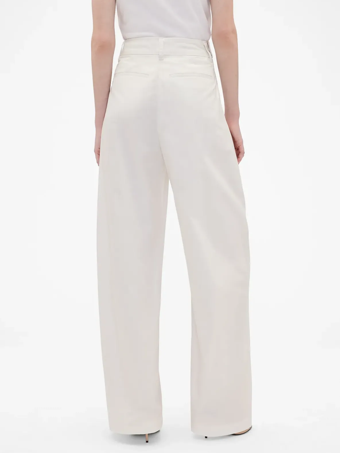 Gap × Victoria Beckham High Rise Pleated Arc Trouser