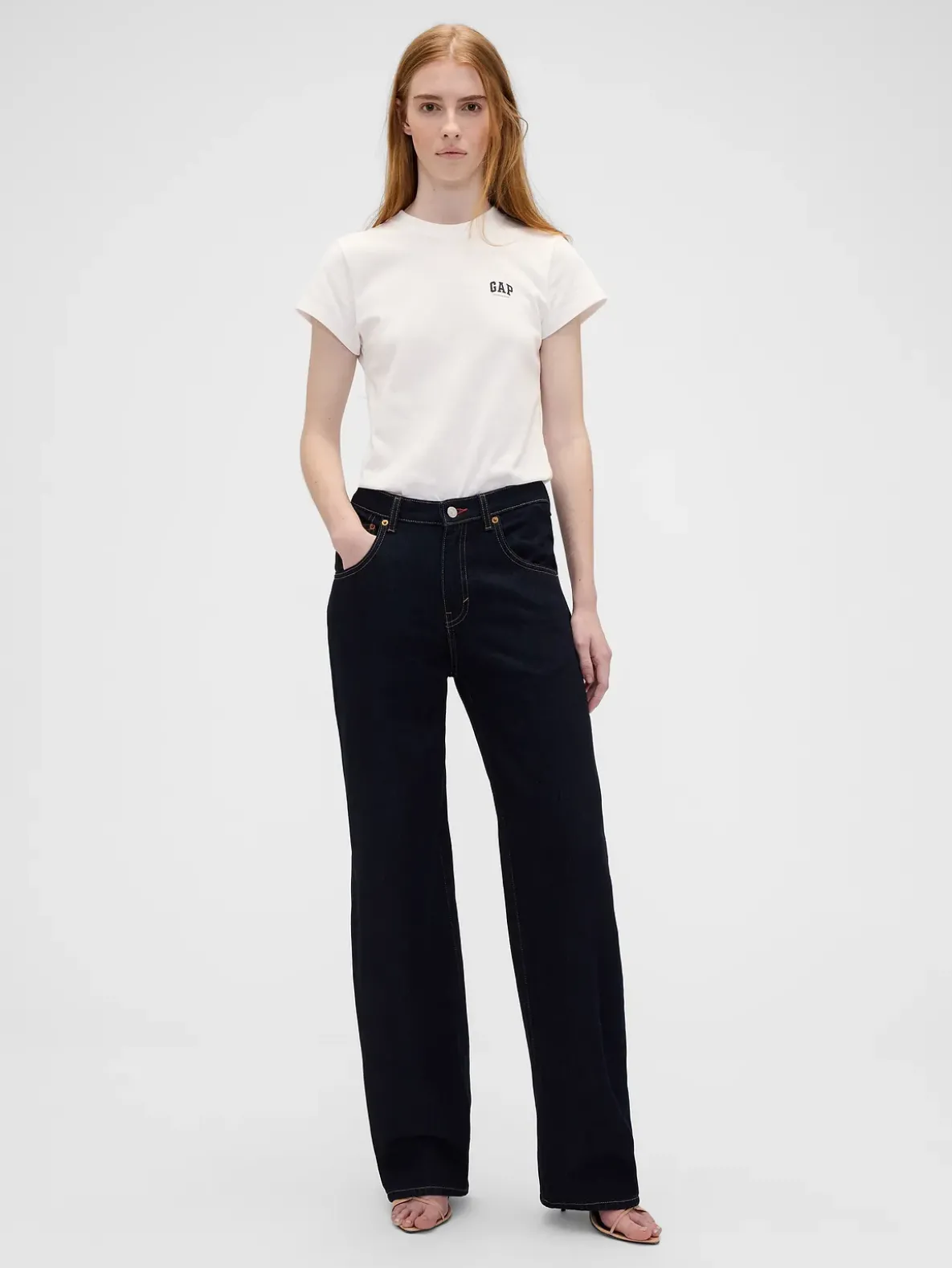 Gap × Victoria Beckham Organic Cotton Logo T-Shirt