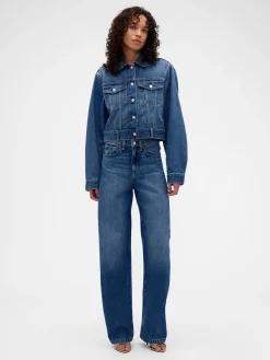 Gap × Victoria Beckham Relaxed Crop Denim Jacket