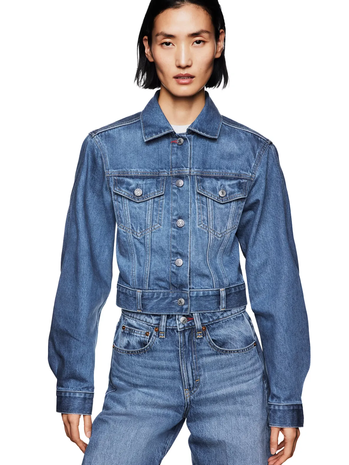 Gap × Victoria Beckham Relaxed Crop Denim Jacket