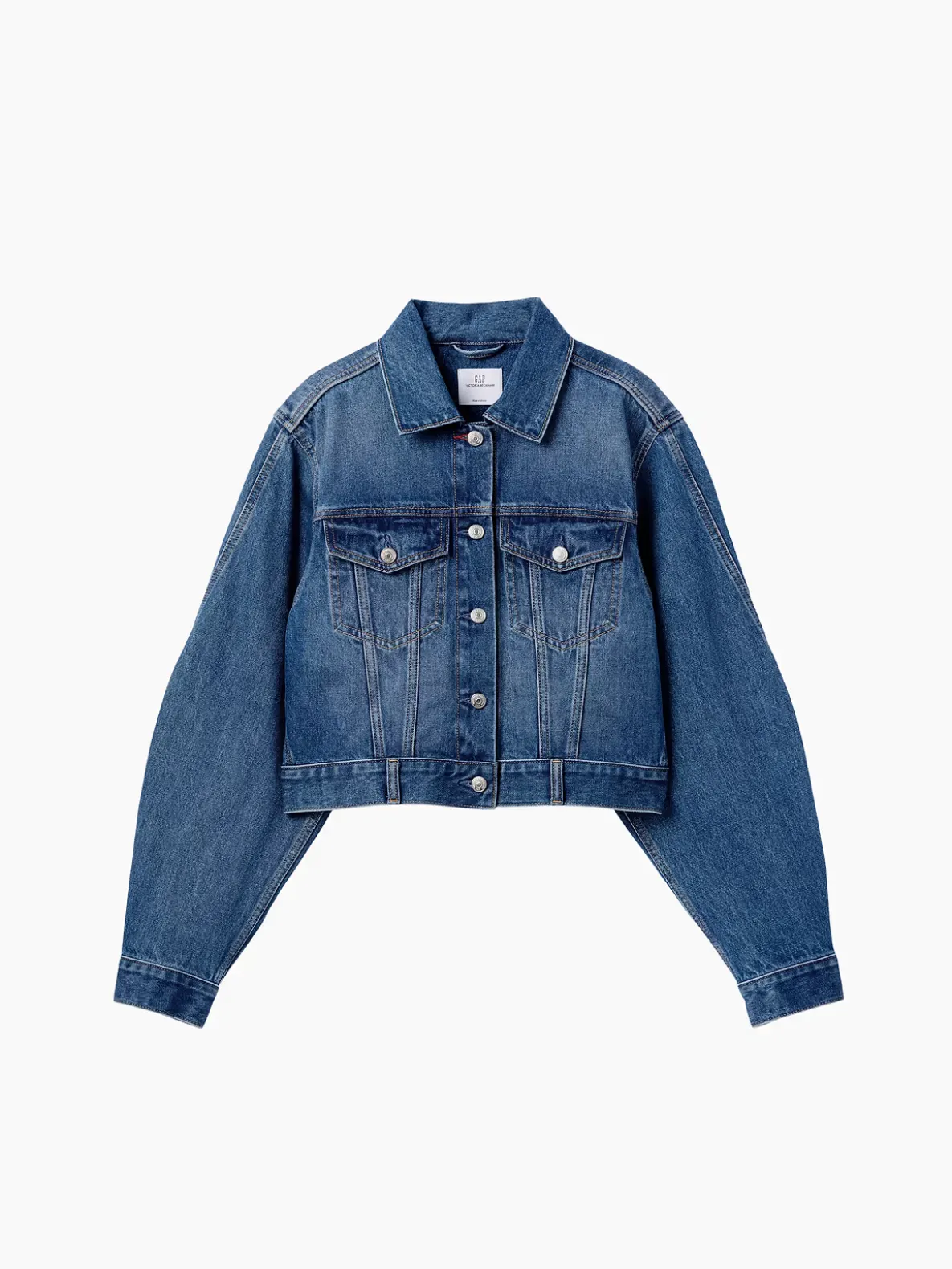 Gap × Victoria Beckham Relaxed Crop Denim Jacket