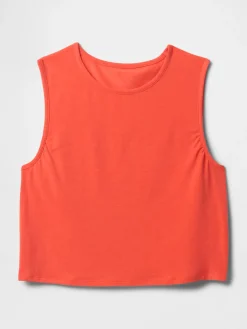 GapFit Breathe Crop Muscle Tank Top