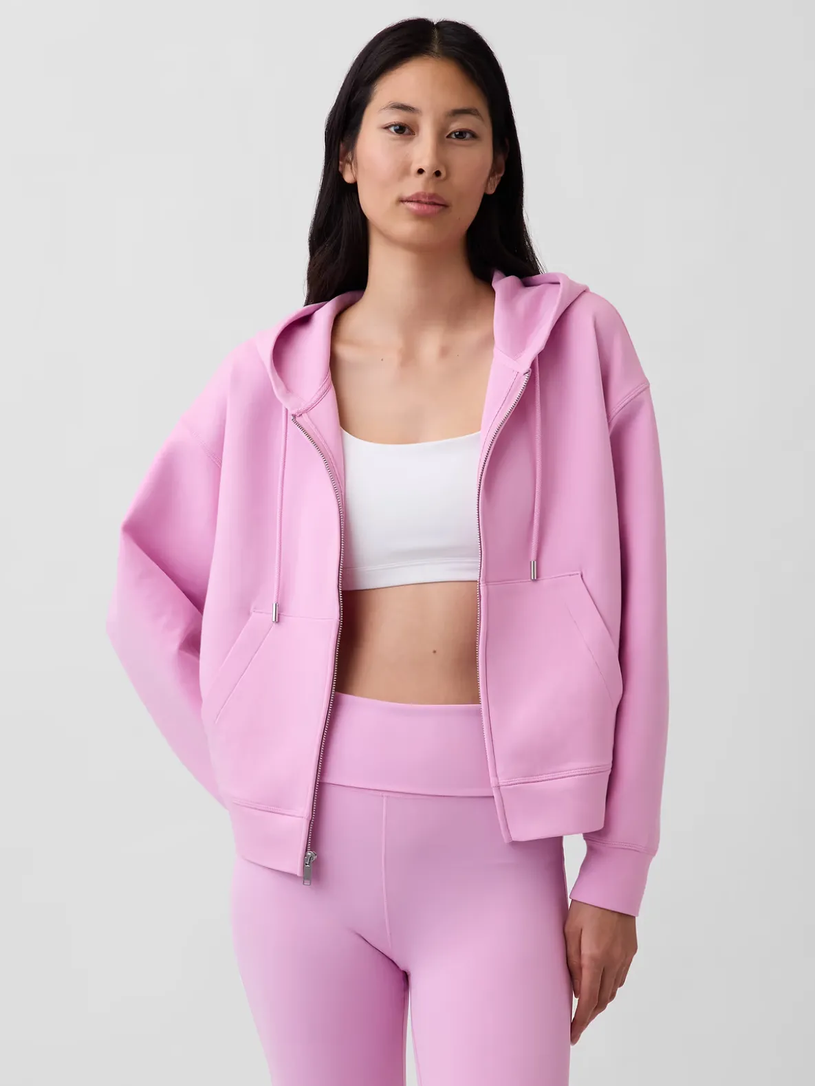GapFit Oversized Zip Hoodie