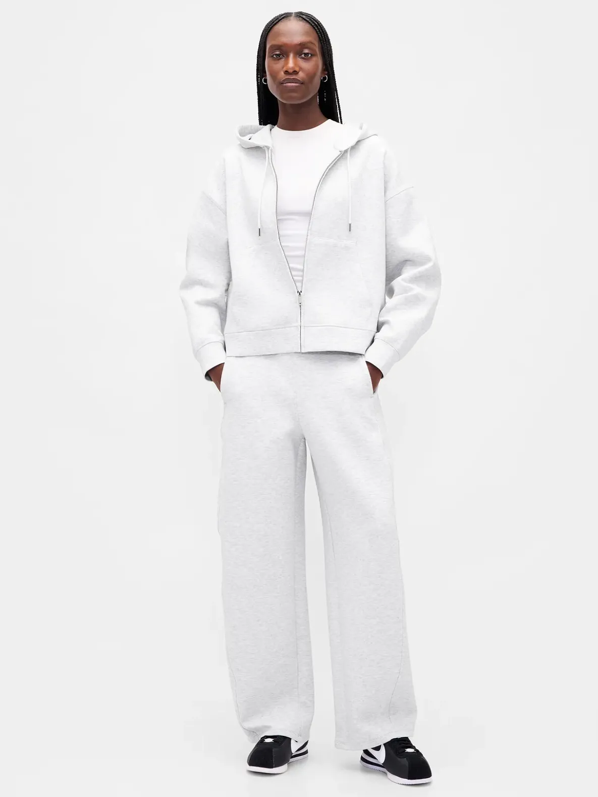 GapFit Oversized Zip Hoodie