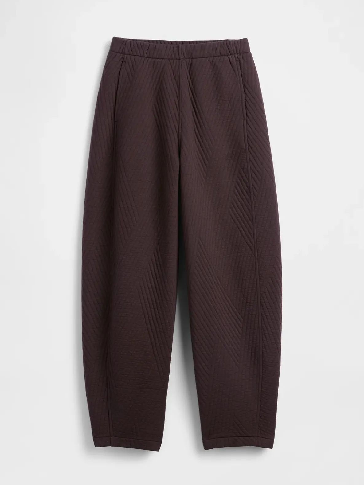 GapFit Quilted Jacquard Barrel Pants
