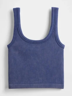 GapFit Seamless Rib Crop Tank Top