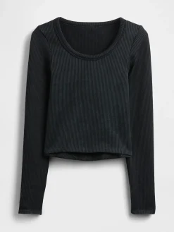 GapFit Seamless Rib Crop Top