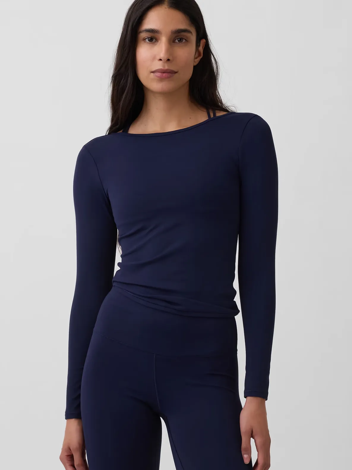 GapFit Smooth Boatneck T-Shirt