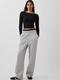 GapFit Smooth Boatneck T-Shirt