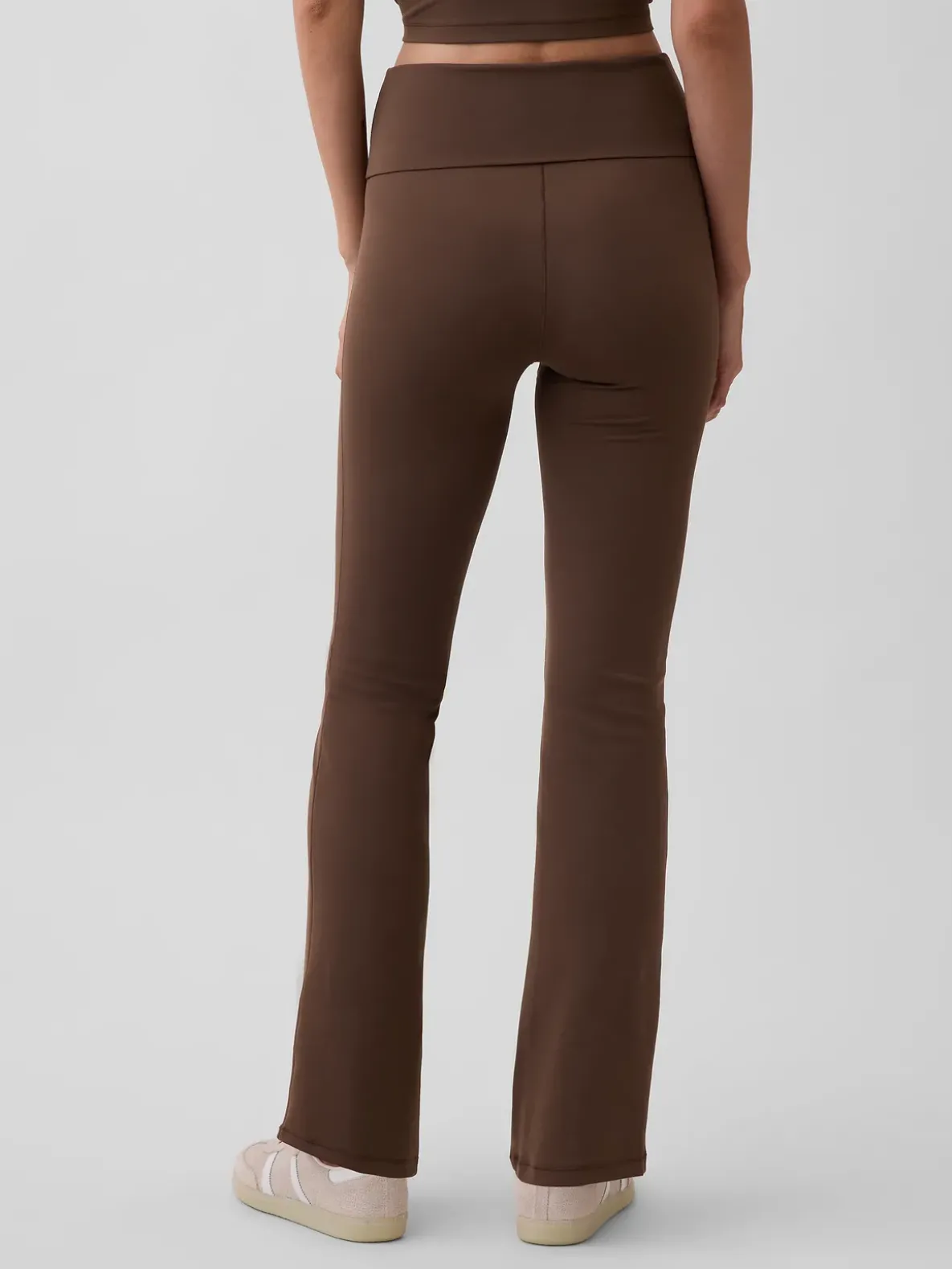 GapFit Smooth Foldover Mini Flare Leggings