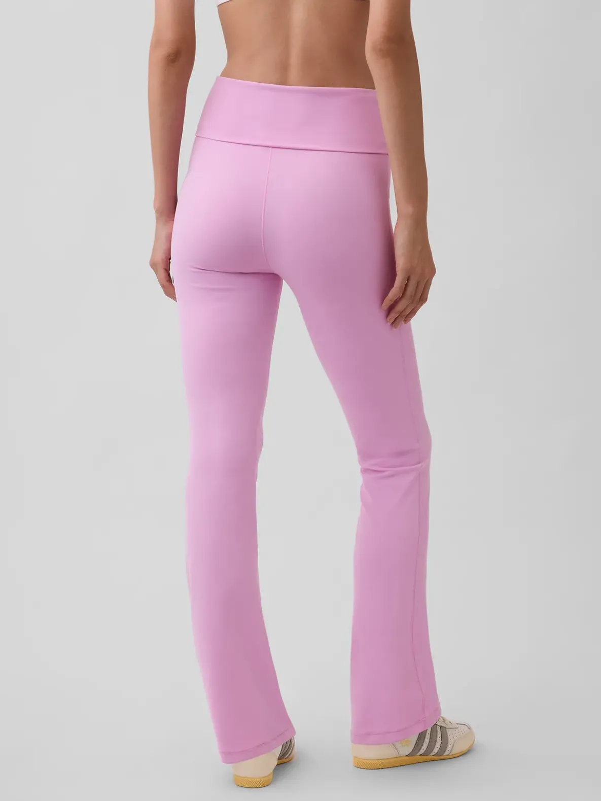 GapFit Smooth Foldover Mini Flare Leggings